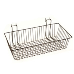 Black Slatwall Basket