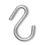  Lightweight but Heavy-Duty S-Hooks – Versatile – Comes with a  Thickness of 1/4 Inch and an Overall Length of 2 1/8 Inches (10 Pack) :  Industrial & Scientific