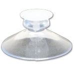 small suction cup with clear push tack - suction cups - Popco