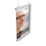 Aluminum SnapGraphics Poster and Banner Hangers